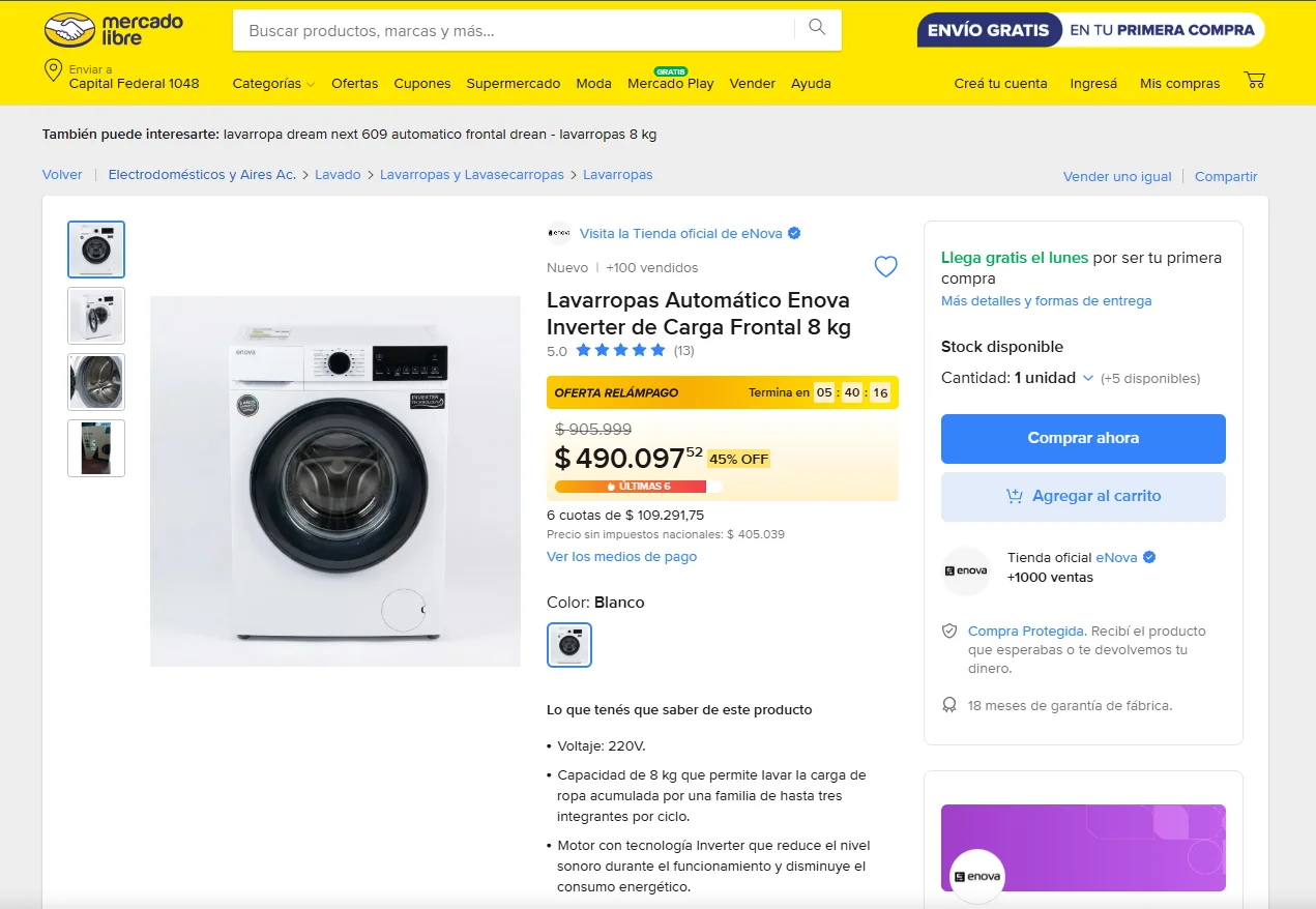 Captura de referencia para análisis de publicaciones
